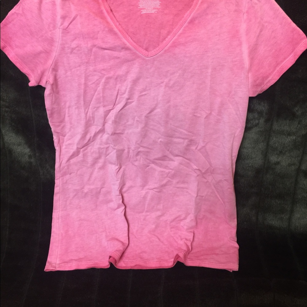 ❤️ Bundle Me ❤️ V-Neck Tee Semi-Fitted - Pink